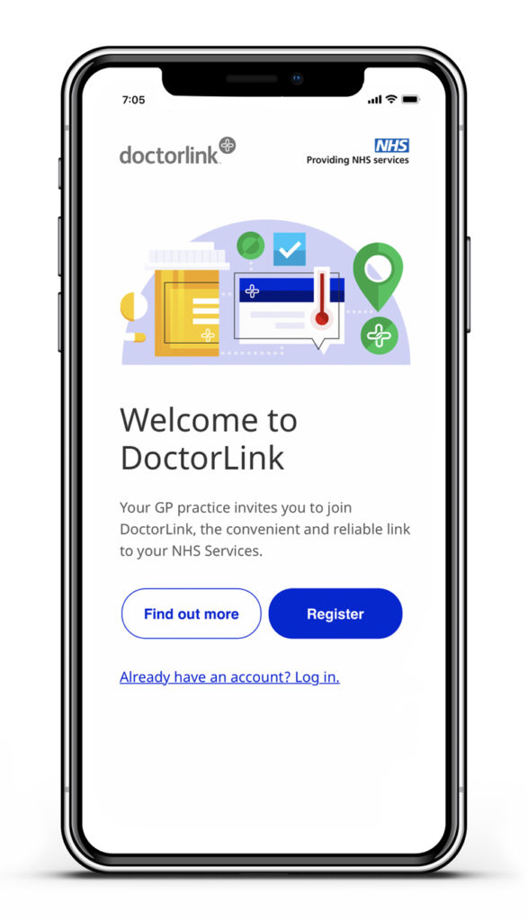 DoctorLink App screen shot